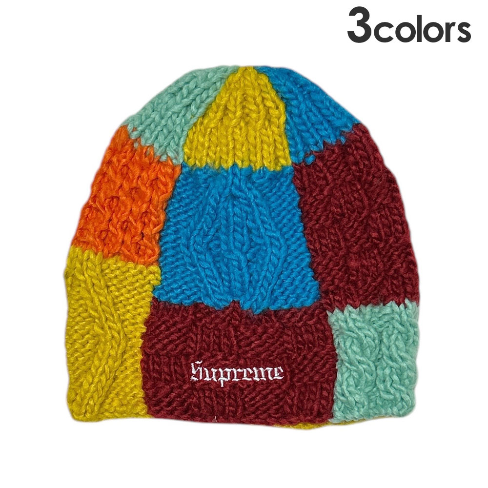 楽天FRESH STORE100％本物保証 新品 シュプリーム SUPREME 25SS Block Knit Beanie ビーニー メンズ レディース 2025SS 新作 ストリート スケート スケーター ヘッドウェア