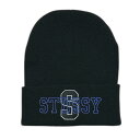 100%本物保証 新品 ステューシー STUSSY CUFF BEANIE BIG S ビーニー ニット キャップ メンズ レディース スケート ストリート エ...