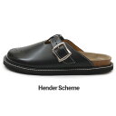 100%本物保証 新品 エンダースキーマ Hender Scheme buggs レザーサンダル メンズ レディース 牛革 高級革靴 コンフォートサンダル レザースリッポン ドレッシー 穴飾り ブローグ Vibram Sole ビブラムソール グリップ性 耐久性 快適 フットウェア(4)
