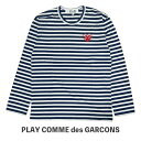 100%本物保証 新品 プレイ コムデギャルソン PLAY COMME des GARCONS METALSTONE BORDER LS TEE メタルストーン...