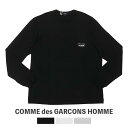 100%本物保証 新品 コムデギャルソン オム COMME des GARCONS HOMME L/S TEE 長袖Tシャツ メンズ レディース ロゴ クルーネ...