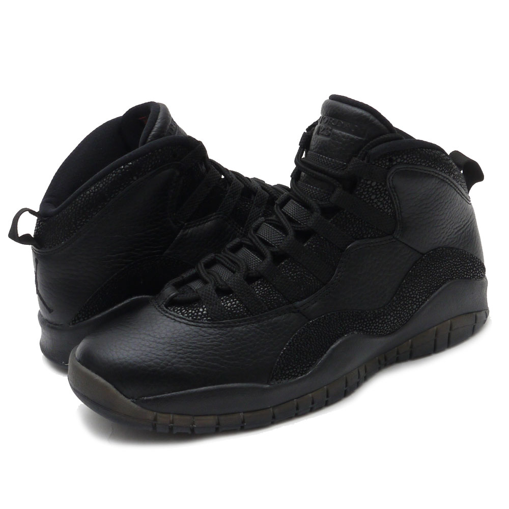 ナイキ NIKE AIR JORDAN 10 RETRO OVO エアジョーダン BLACK/BLACKMETALLIC GOLD 819955030 291002020281 【新品】