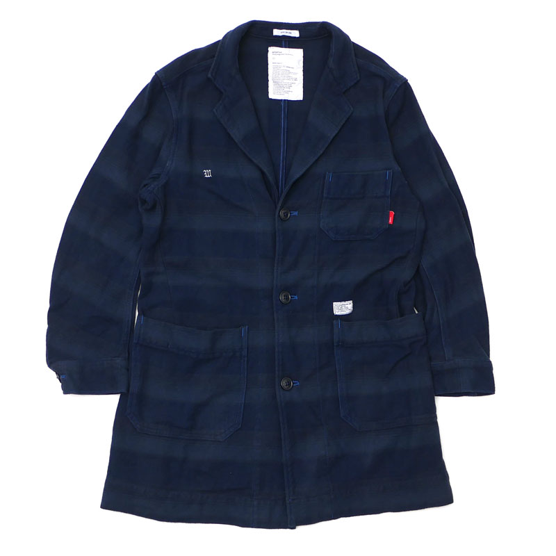 100{ۏ _u^bvX WTAPS 12SS SHOP COAT Vbv R[g NAVY lCr[ Y STCY yÁz 2012SS 130003252 (OUTER)