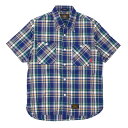 100{ۏ _u^bvX WTAPS 14SS UNION S/S SHIRT jI Vc BLUE u[ Y STCY 2014SS 115001618 (TOPS)