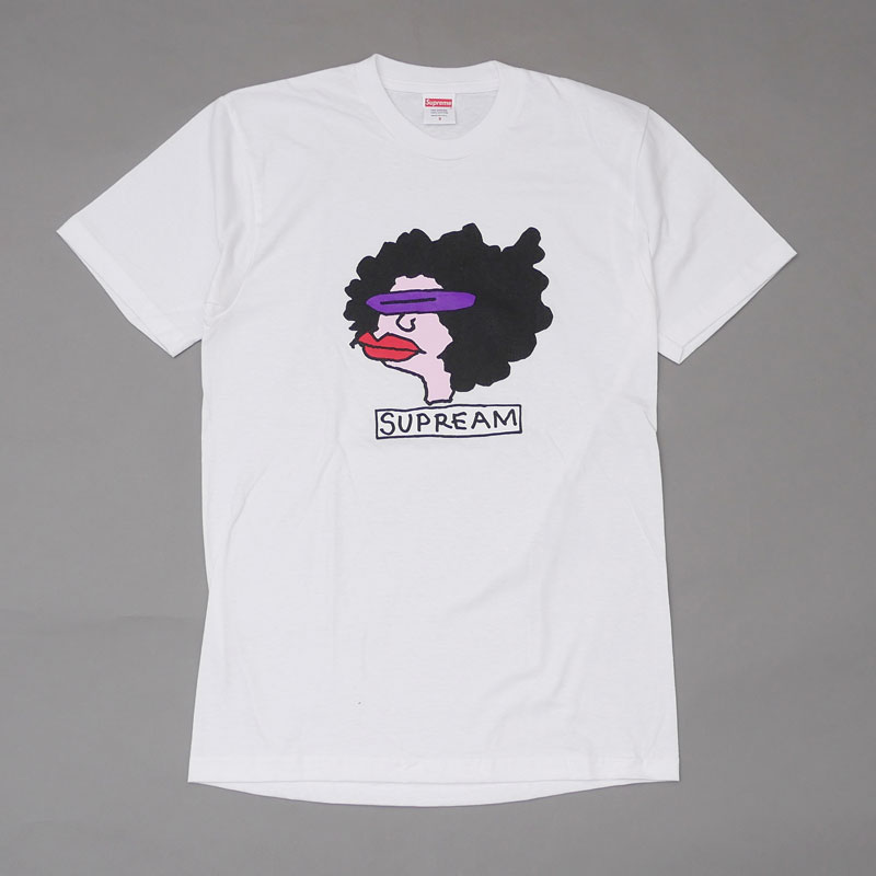 100％本物保証 シュプリーム Supreme 17FW Gonz Tee マーク ゴンザレス Tシャツ WHITE ホワイト メンズ Sサイズ 【中古】 2017FW 104003174 (半袖Tシャツ)