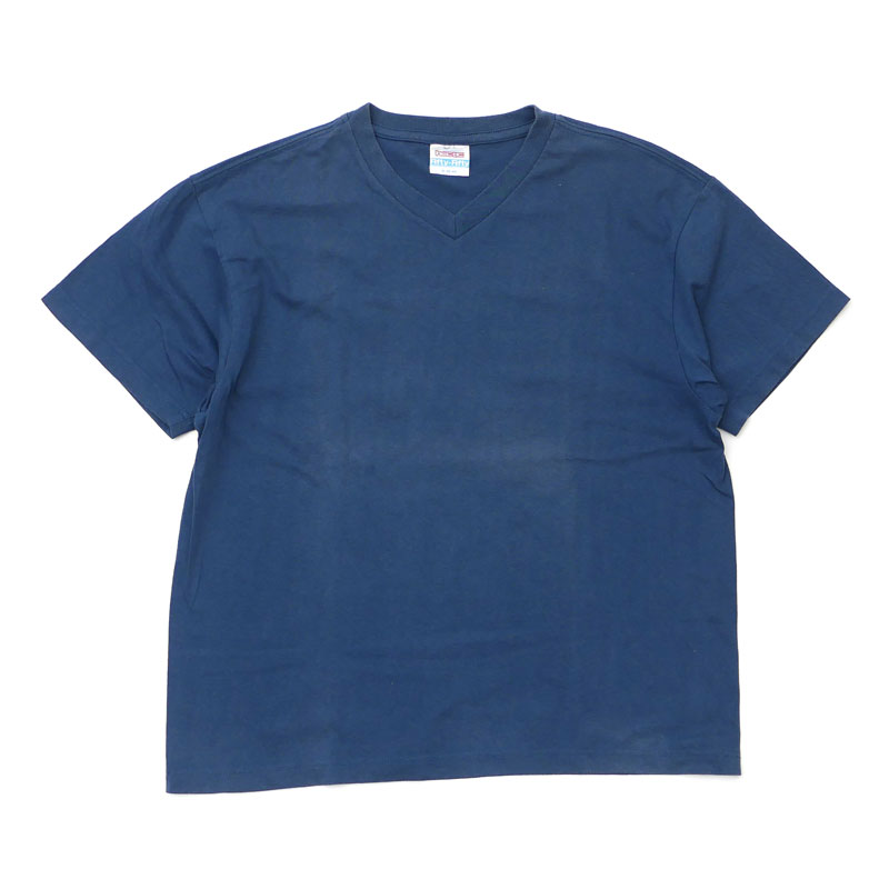 100％本物保証 ヘクティク HECTIC S/S V-TEE Tシャツ BLUE ブルー メンズ Mサイズ 【中古】 104003243 (半袖Tシャツ)