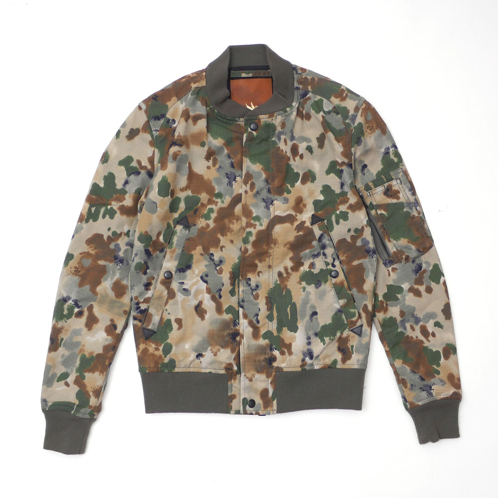 100{ۏ n[} Ron Herman x S[ft[X XsbN GOLDEN FLEECE SPIEWAK MA-1 JACKET WPbg CAMO J XSTCY yÁz 130003455 (OUTER)