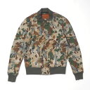 100％本物保証 ロンハーマン Ron Herman x ゴールデンフリース スピワック GOLDEN FLEECE SPIEWAK MA-1 JACKET ジャケット CAMO カモ XSサイズ 【中古】 130003455 (OUTER)