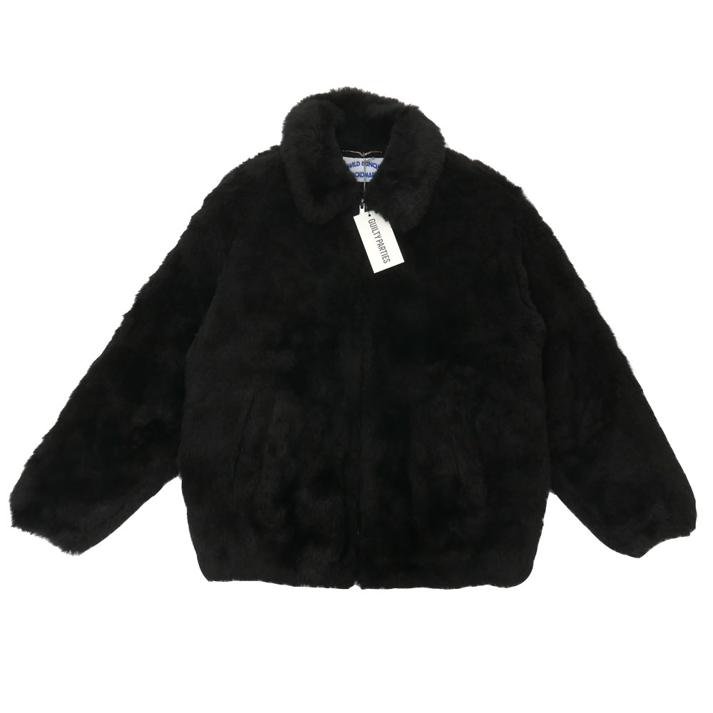 100％本物保証 新品 ワコマリア WACKO MARIA ワイルド・バンチ WILD BUNCH FUR COACH JACKET ファー コーチ ジャケット BLACK ブラック メンズ Mサイズ (OUTER)