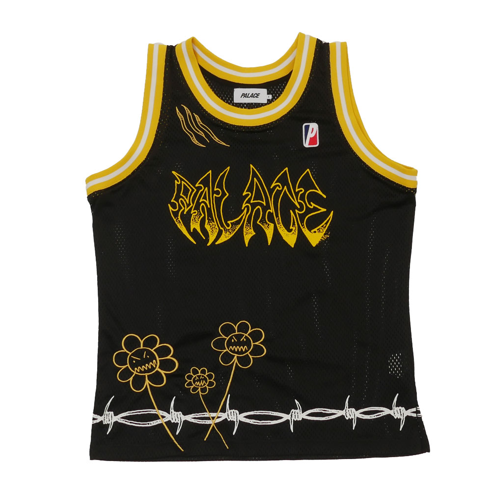 100％本物保証 パレス スケートボード Palace Skateboards PALACE LOTTIES AIRTEX VEST タンクトップ BLACK ブラック メンズ Sサイズ 【中古】 (TOPS)