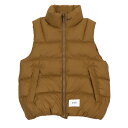 100％本物保証 ダブルタップス WTAPS 21AW BIVOUAC VEST ダウンベスト ジャケット 212BRDT-JKM04 BROWN ブラウン メンズ Mサイズ 【中古】 2021AW (OUTER)