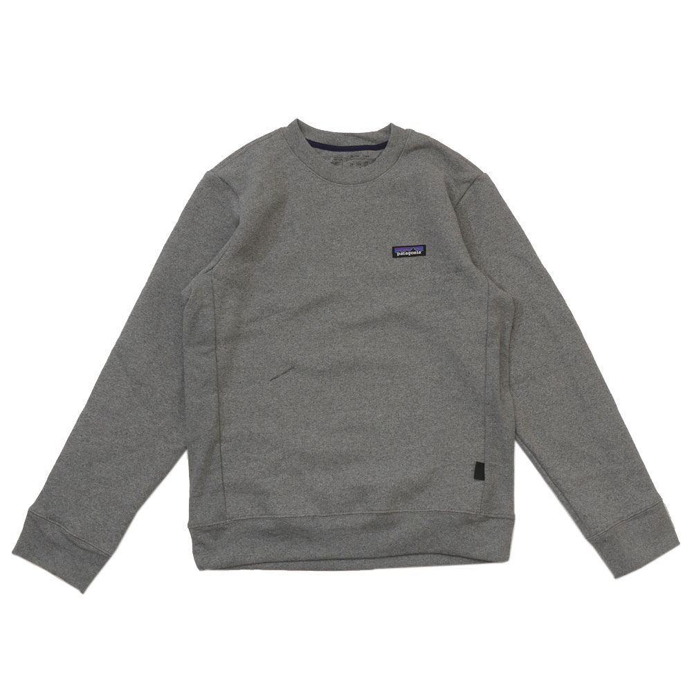 100％本物保証 新古品/未使用/難有り パタゴニア Patagonia P-6 Label Uprisal Sweat 39627 P-6 ラベル アップライザル クルー スウェットシャツ 39627 GRAVEL HEATHER GLH グレー XSサイズ (SWT/HOODY) FS01