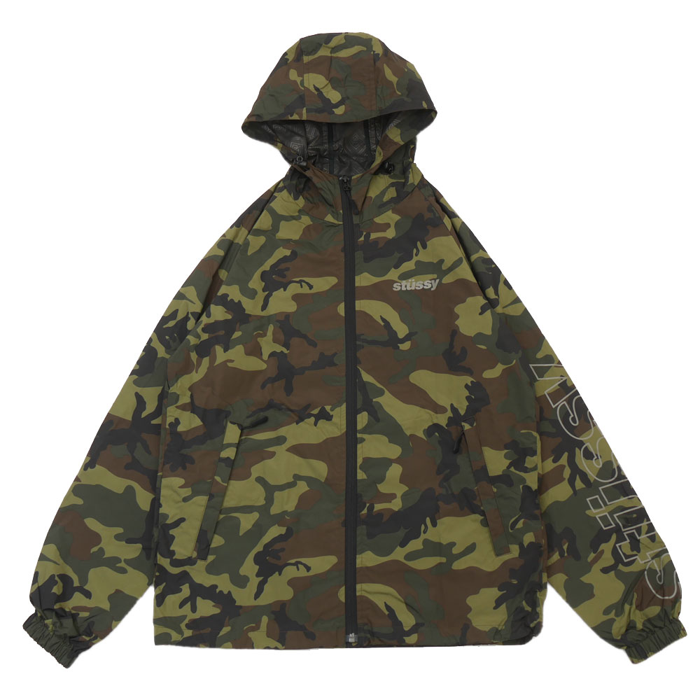 100{ۏ Xe[V[ STUSSY CAMO HOOD JACKET J t[h WPbg Y yÁz (OUTER)