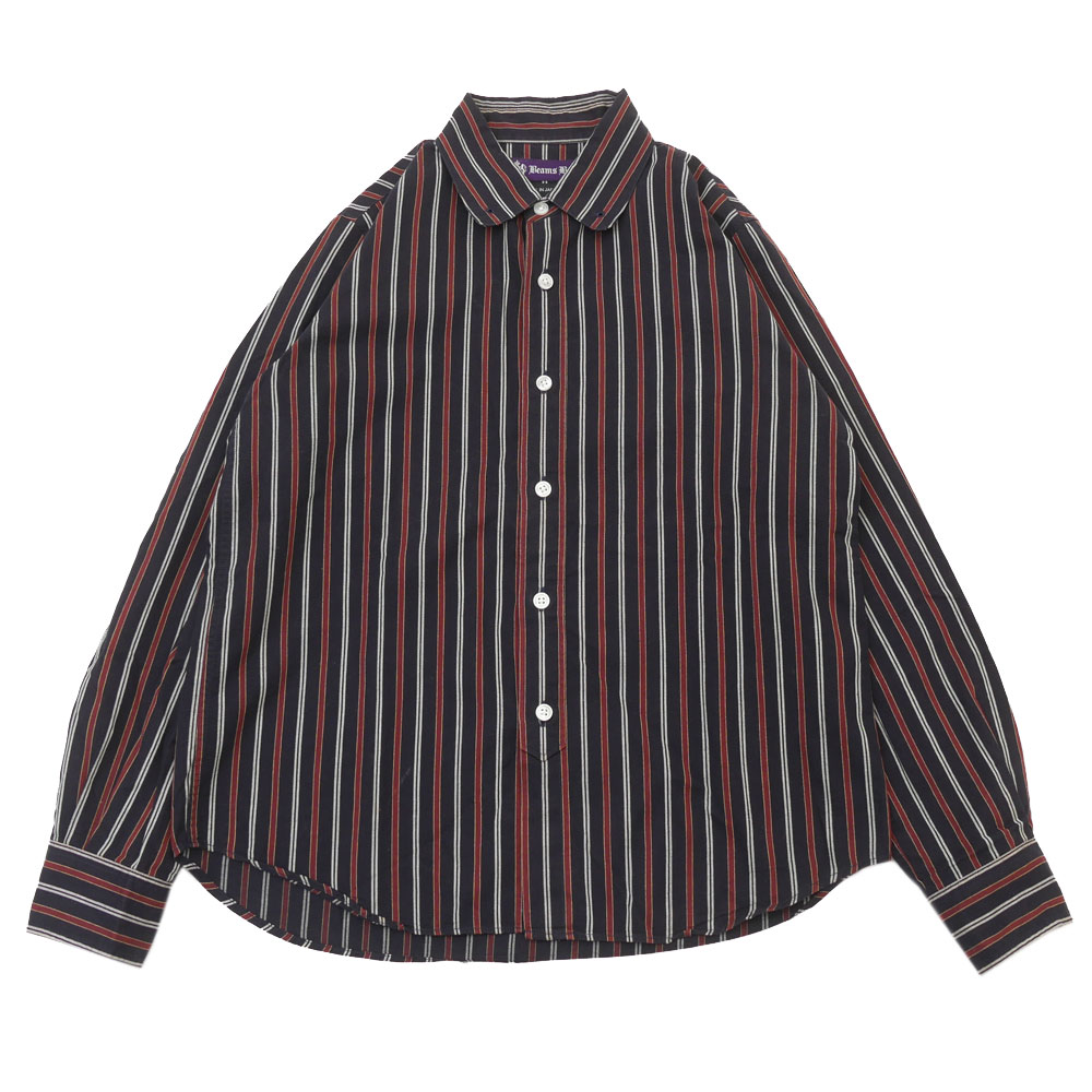 100{ۏ r[X BEAMS Bop Stripe L/S Shirt XgCv Vc fB[X yÁzEBY (TOPS)