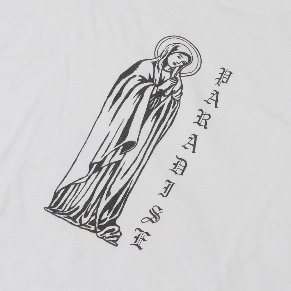 100％本物保証 パラダイス PARADIS3 Virgin Mary Tee Tシャツ WHITE メンズ Mサイズ【中古】Paradise (半袖Tシャツ)