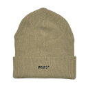 100%本物保証 ダブルタップス WTAPS 21AW BEANIE 01 ニットキャップ ビーニー 212MADT-HT01 BEIGE メンズ FREEサイ...