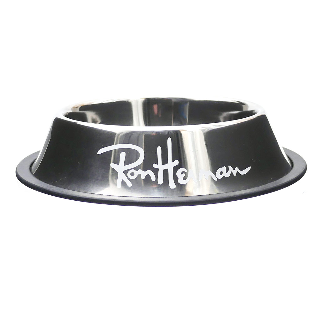 100％本物保証 Ron Herman ロンハーマン DOG BOWL M ドッグボウル SILVERxWHITE 290-004596-042x 新品