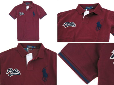 【メール便送料無料】POLO Ralph Lauren ポロラルフローレン カスタムスリム アップリケロゴ×ビッグポニー ポロシャツ 402