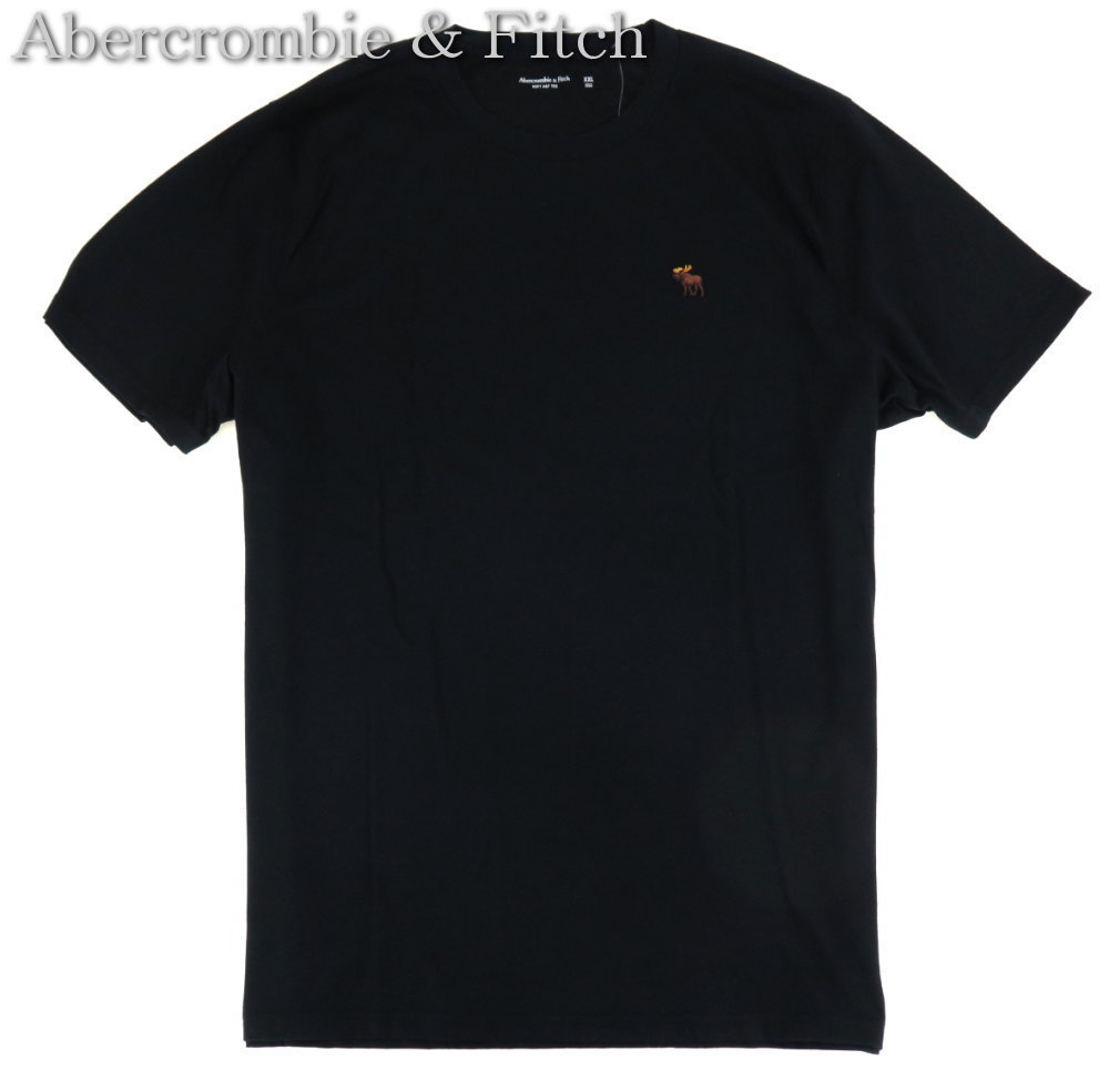 Abercrombie & Fitch アバクロ アイコン soft tee ソフト Tシャツ 359 黒