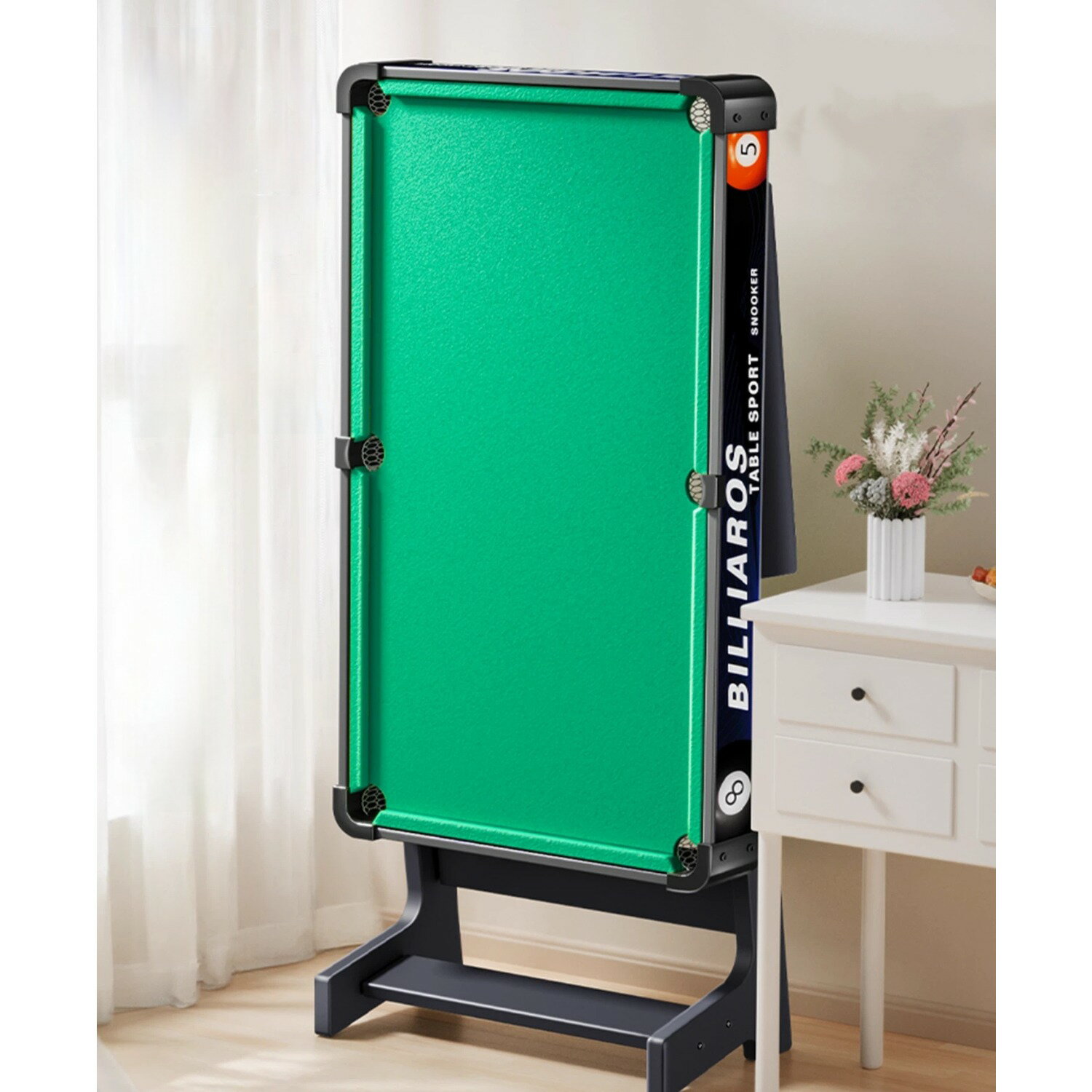 折りたたみ可能な子供用ビリヤードテーブル（大型・家庭用ミニ卓球台・室内用おもちゃ・小型・大人も遊..