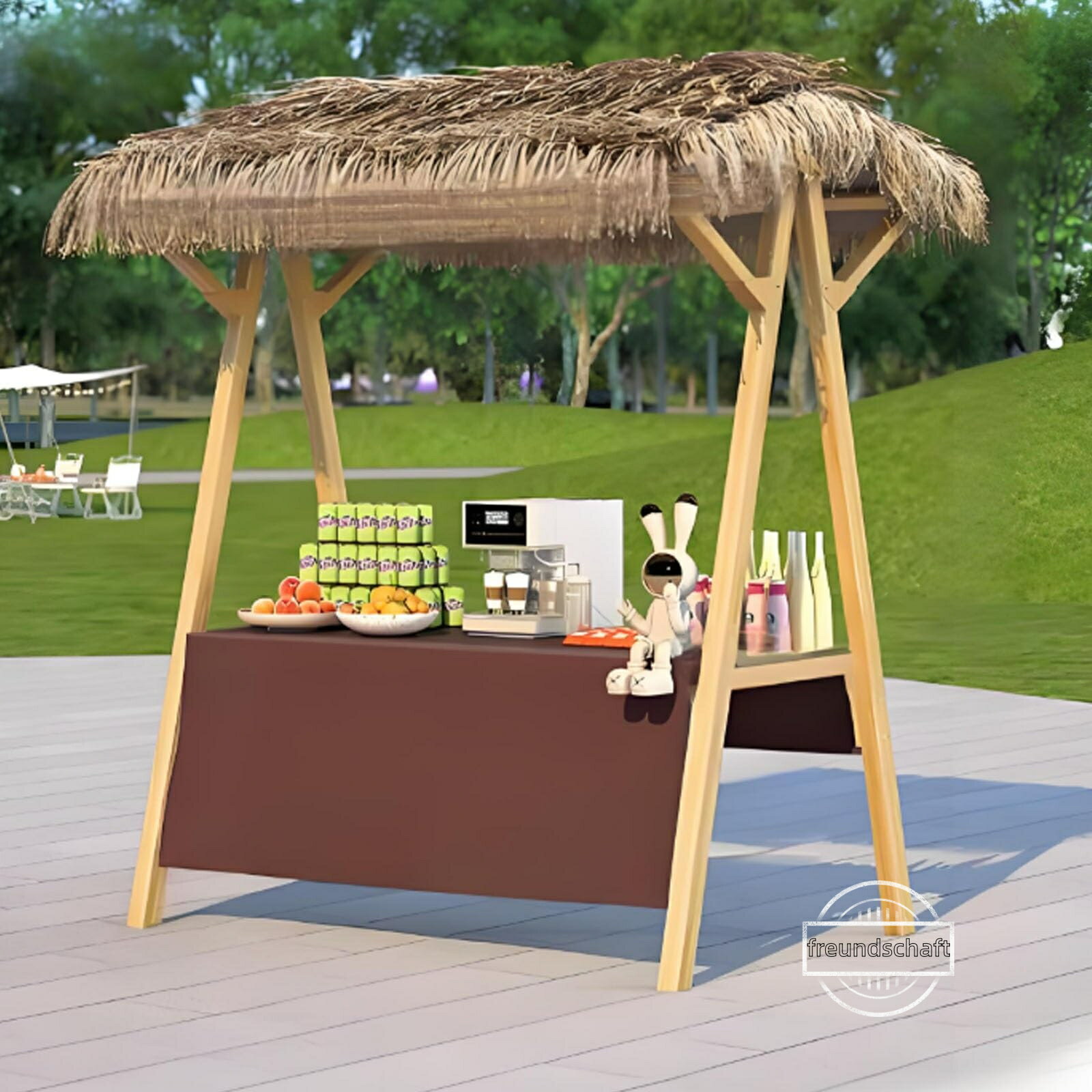 屋台ブース 仮設屋台セット 折りたたみ式 幅130/160/190cm 鉄製屋外販売スタンド 防水ポリエステル生地..