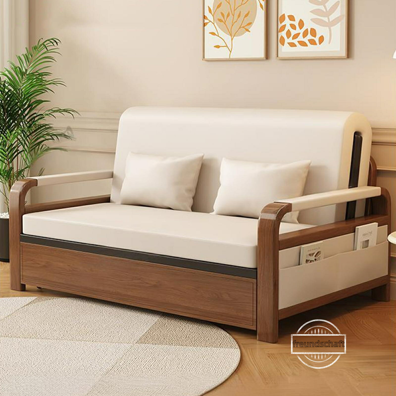 ソファーベッド 折りたたみソファーベッド アームレストのデザインと収納デザイン ロータイプ リクライ..