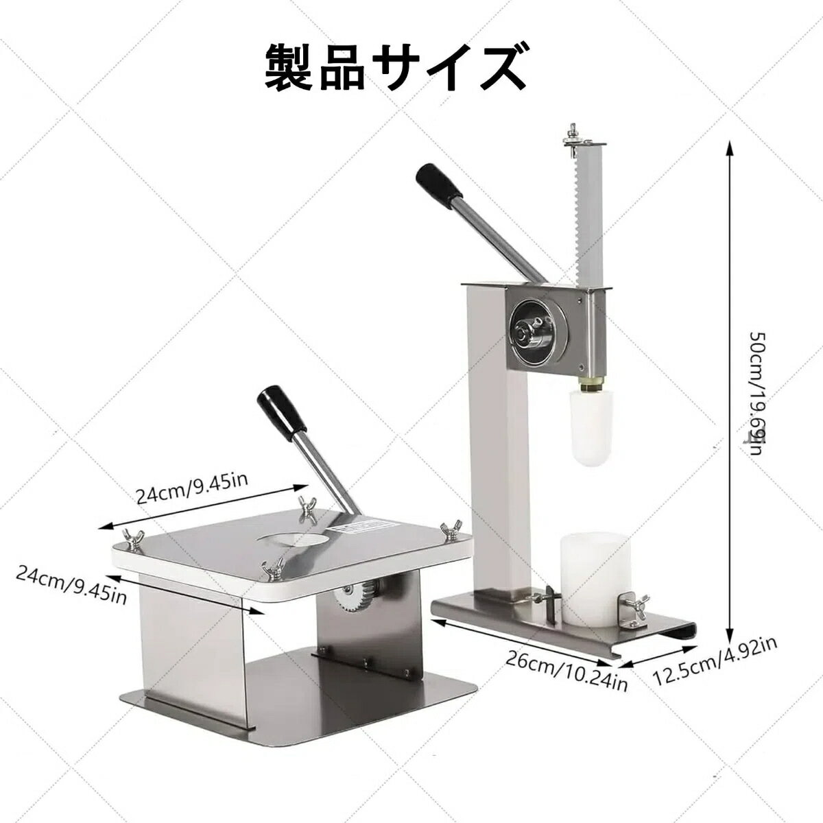 手動パン製造機 3個の型付き 半自動饅頭製造機 業務用包子メーカー 半自動包子製造型 ステンレススチール製蒸しパン製造機 レストラン調理用の中華包子製造型 調理ツールセット 操作簡単 家庭用 レストラン調理用 3PiecesofMold 2