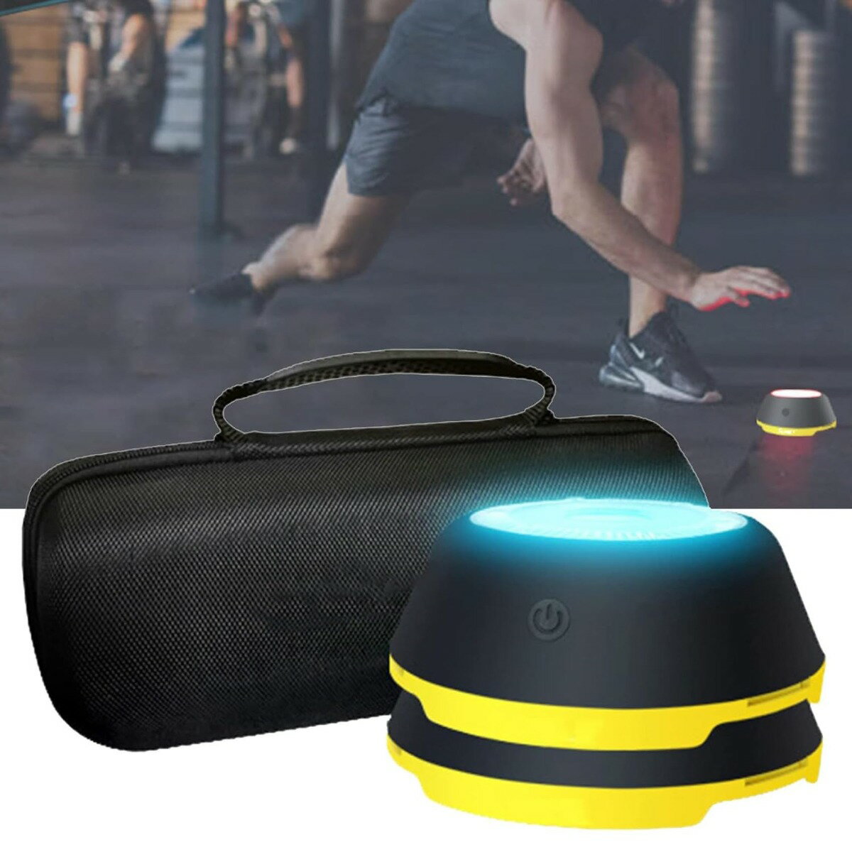 『ポイント3倍!4月限定!』反応トレーニングライト リアクショントレーニングライト 反応敏捷訓練ランプ 29のスポーツモード モバイルアプリ接続 フラッシュ反射トレーニングライト 反応時間を改善し スピードと機敏性 機敏な反応速度トレーニング 6個