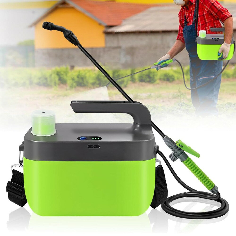 噴霧器 充電式噴霧器 電動ガーデン噴霧器 コードレス 自動噴霧器 5L大容量 ガーデニング噴霧器 除草剤..
