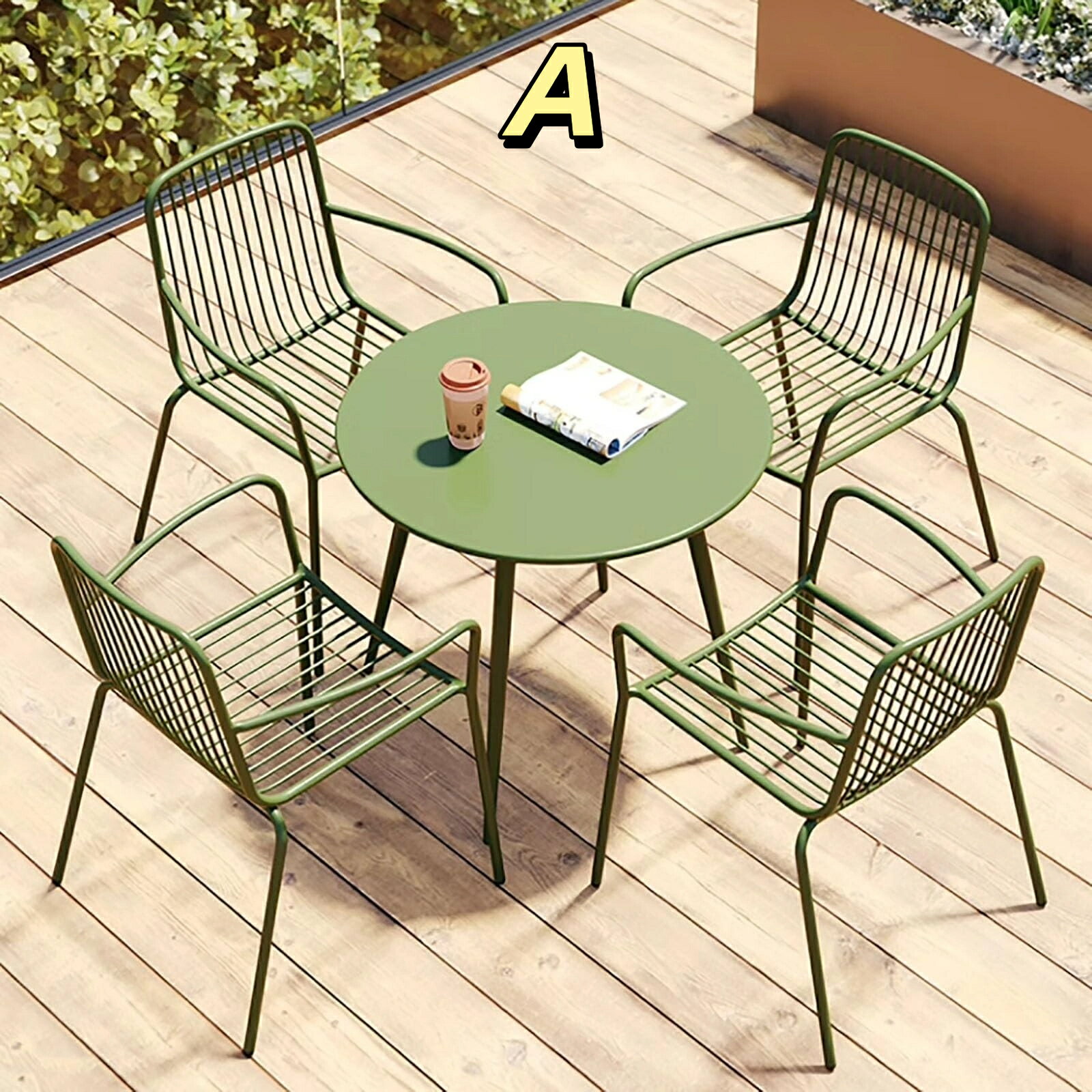 ガーデンチェア ガーデンテーブル 5点セット ガーデンファニチャーセット ガーデンファニチャーセット ..