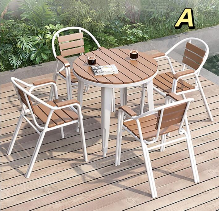 ガーデンファニチャ―セット ガーデンテーブル チェアー アルミニウム/ラタン調バルコニーテーブルとチ..