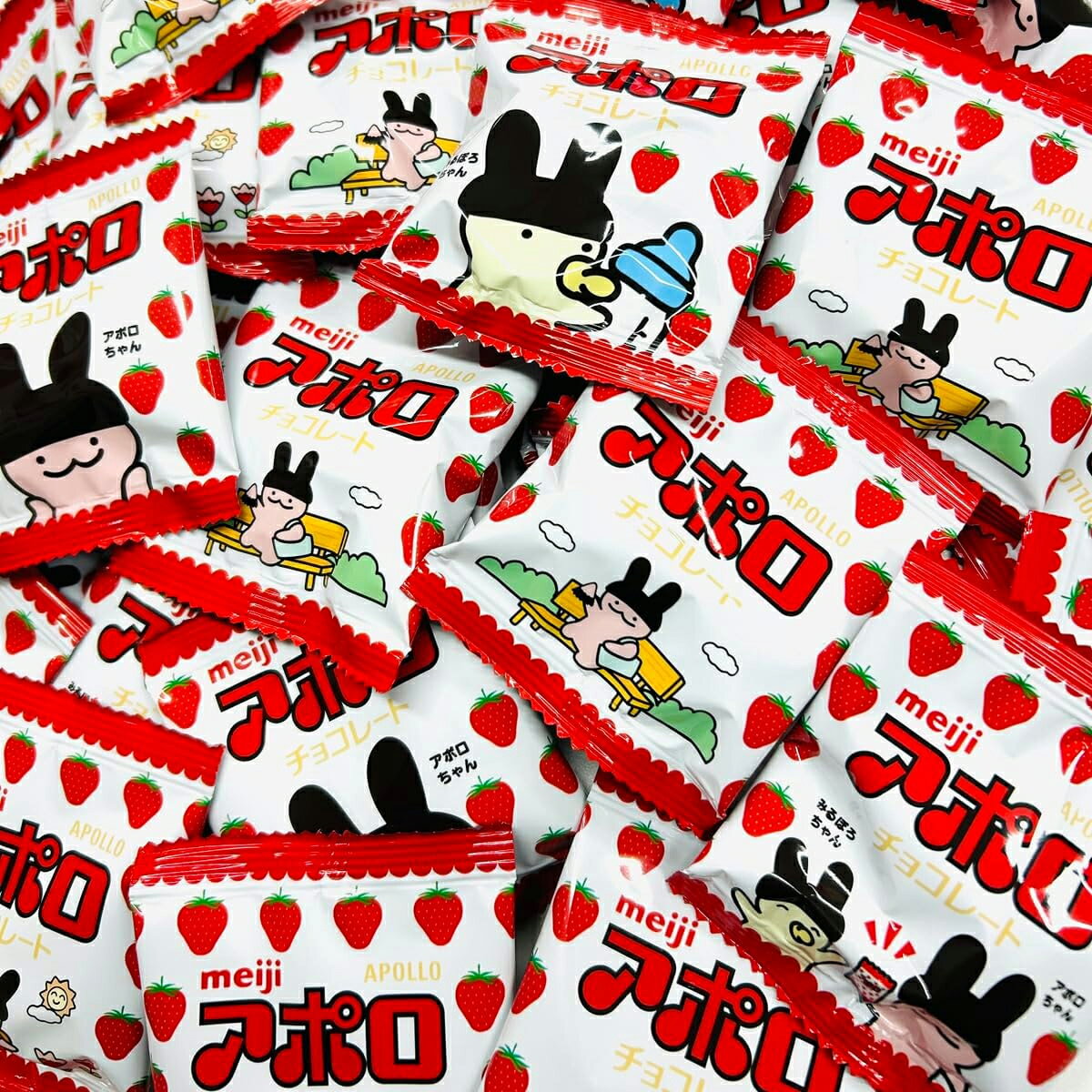 [100袋] アポロ チョコレート 個包装 業務用 チョコ 小分け パーティー