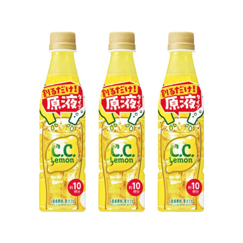[3本] おうちドリンクバー CCレモン 340ml×3本