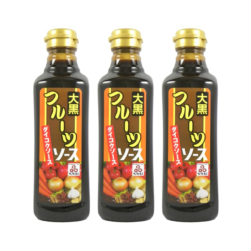 [3本] 大黒屋 フルーツソース 500ml