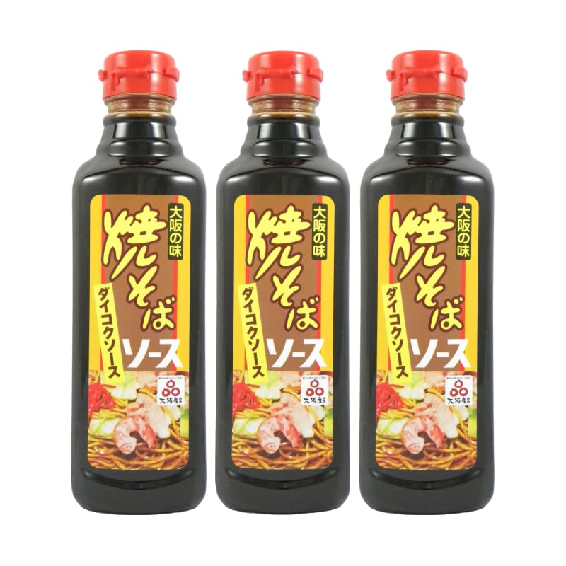 [3本] 大黒屋 大阪の味 焼そばソース500ml×3本 大阪 土産 関西