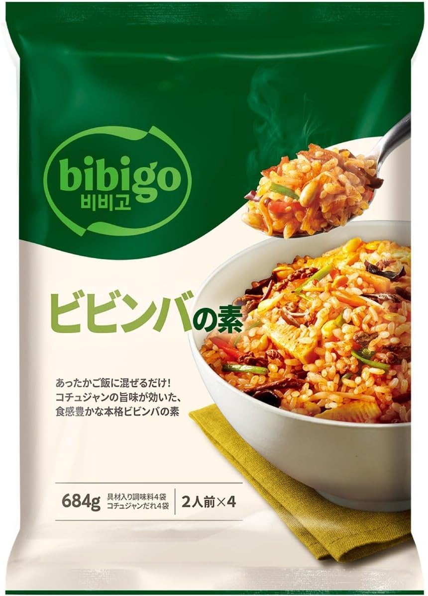 乐天商城 - [2個] ビビゴ ビビンバの素 2人前×4袋 bibigo