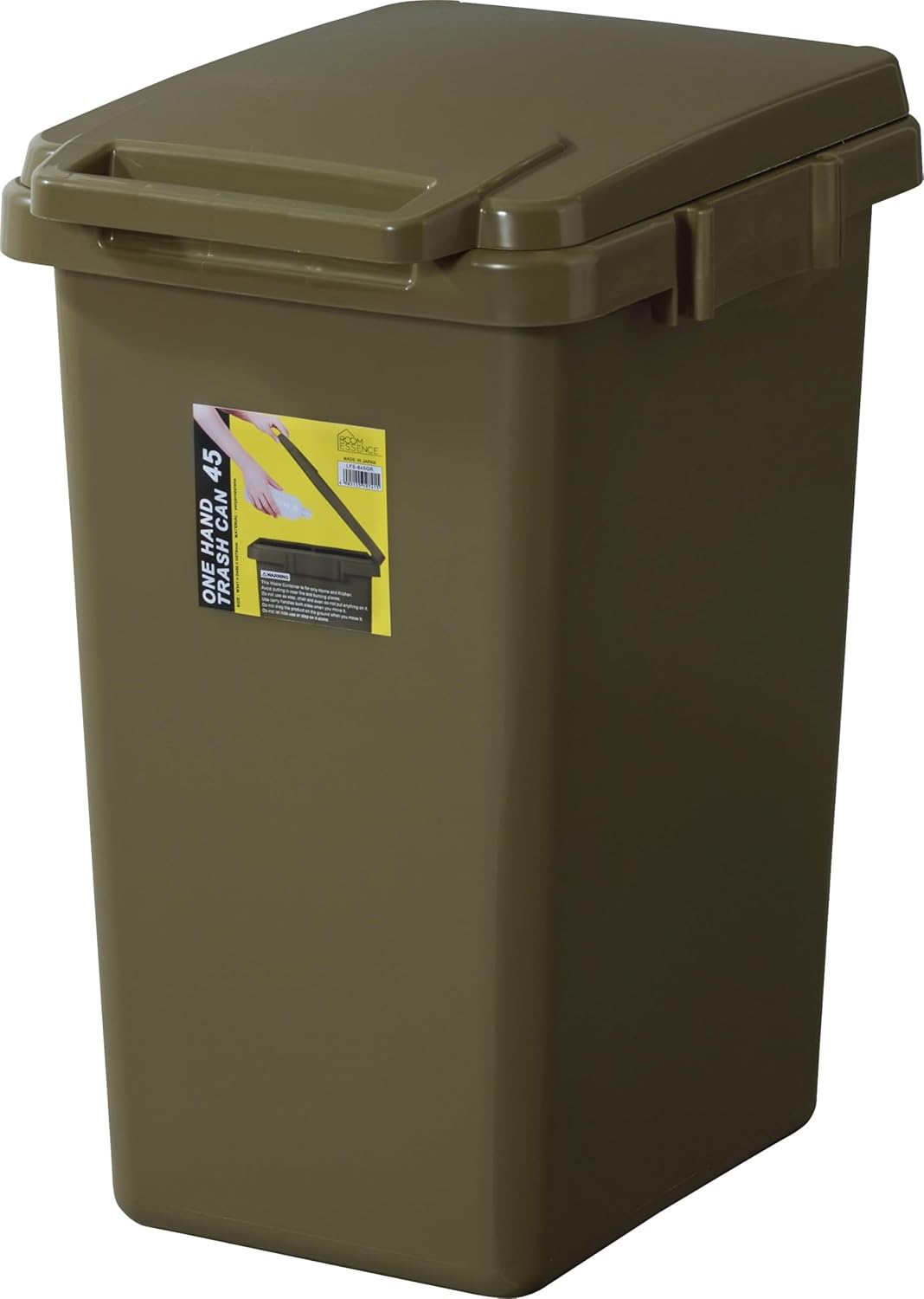 乐天商城 - ワンハンドトラッシュカン 45L LFS-845GR