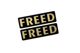 EE-906-3 FREED 黒金 アクリル2層 ステッカー ホンダ フリード GB3 GB4 GB5 GB6 GB7 GB8 GP3 GT 前期 後期 モデリスタ 2枚1セット