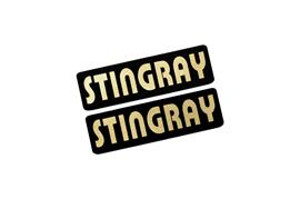 EEE-21-3 STINGRAY 黒金 アクリル2層 ステッカー スズキ ワゴンRスティングレー MH23S MH34S MH55S カスタム 前期 後期 2枚1セット