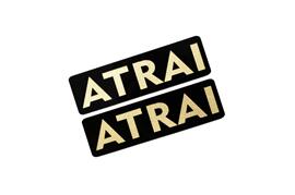 乐天商城 - EEE-202-3 ATRAI 黒金 アクリル2層 ステッカー ダイハツ アトレー ワゴン S700V 7 デッキバン カスタム 前期 後期 2枚1セット