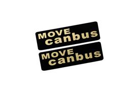 EEE-211-3 MOVEcanbus 黒金 アクリル2層 ステッカー ダイハツ ムーヴキャンバス カスタム 前期 後期 2枚1セット