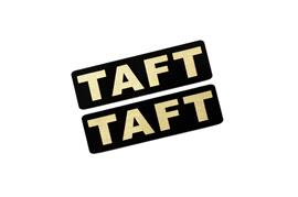 乐天商城 - EEE-214-3 TAFT 黒金 アクリル2層 ステッカー ダイハツ タフト カスタム 前期 後期 2枚1セット
