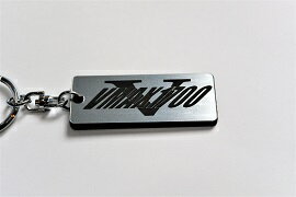 A-64-2 VMAX1700 アクリル製 銀黒 シルバー2重リングオリジナルキーホルダー ヤマハ マフラー ハンドル 外装 ミラー カスタム パーツ 等のアクセサリー