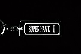 A-887 SUPERHAWK3 スーパーホーク3 ホーク バブ 旧車 アクリル製 クリア シルバー2重リングオリジナルキーホルダー ホンダ マフラー ハンドル 外装 ミラー カスタム パーツ 等のアクセサリー