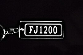 乐天商城 - A-925 FJ1200 アクリル製 クリア シルバー2重リングオリジナルキーホルダー ヤマハ マフラー ハンドル 外装 ミラー カスタム パーツ 等のアクセサリー
