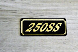 E-43-3 250SS 黒/金 オリジナルステッカー タンク テールカウル 外装 サイドカバー アンダーカウル ビキニカウル ロケットカウル フェンダー スクリーン 等に KAWASAKI カワサキ 250SS