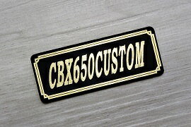E-326-3 CBX650CUSTOM 黒/金 オリジナルステッカー タンク テールカウル 外装 サイドカバー アンダーカウル ビキニカウル ロケットカウル フェンダー スクリーン カスタム 等に HONDA ホンダ CBX650CUSTOM CBX650カスタム