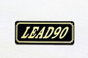 E-395-3 LEAD90 黒/金 オリジナルステッカー タンク テールカウル 外装 サイドカバー アンダーカウル ビキニカウル ロケットカウル フェンダー スクリーン スイングアーム カスタム 等に HONDA ホンダ LEAD90 リード90