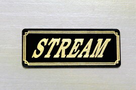 EE-235-3 STRAM 黒/金 オリジナルステッカー タンク テールカウル 外装 サイドカバー アンダーカウル ビキニカウル ロケットカウル フェンダー スクリーン スイングアーム カスタム 等に HONDA ホンダ STRAM ストリーム 50cc