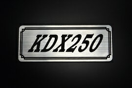 E-71-2 KDX250 銀/黒 オリジナルステッカー タンク テールカウル 外装 サイドカバー アンダーカウル ビキニカウル スイングアーム フェンダー スクリーン フェンダーレス 等に KAWASAKI カワサキ KDX250